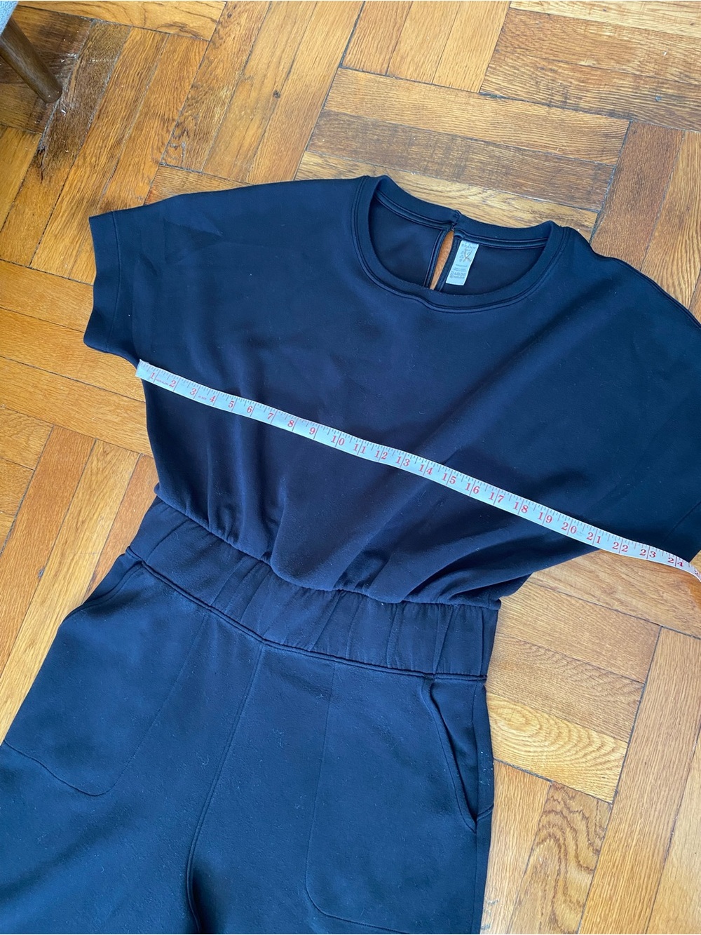 SPANX AirEssentials Black Wide Leg Jumpsuit Size Large - Picture 6 of 7